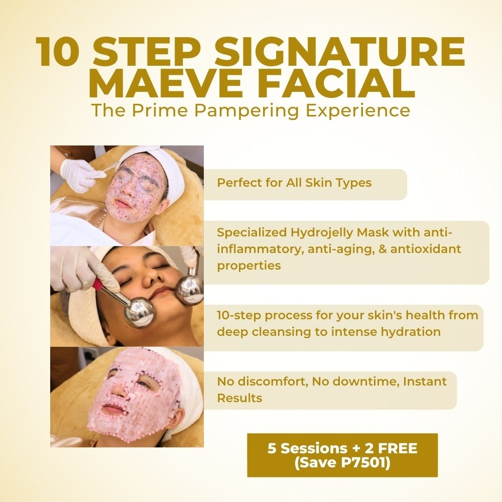 10 STEP SIGNATURE MAEVE FACIAL - The Prime Pampering Experience