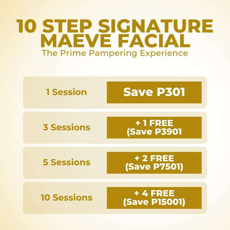 10 STEP SIGNATURE MAEVE FACIAL - The Prime Pampering Experience